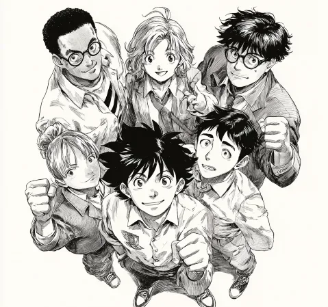 悬疑推理题材漫画作品封面